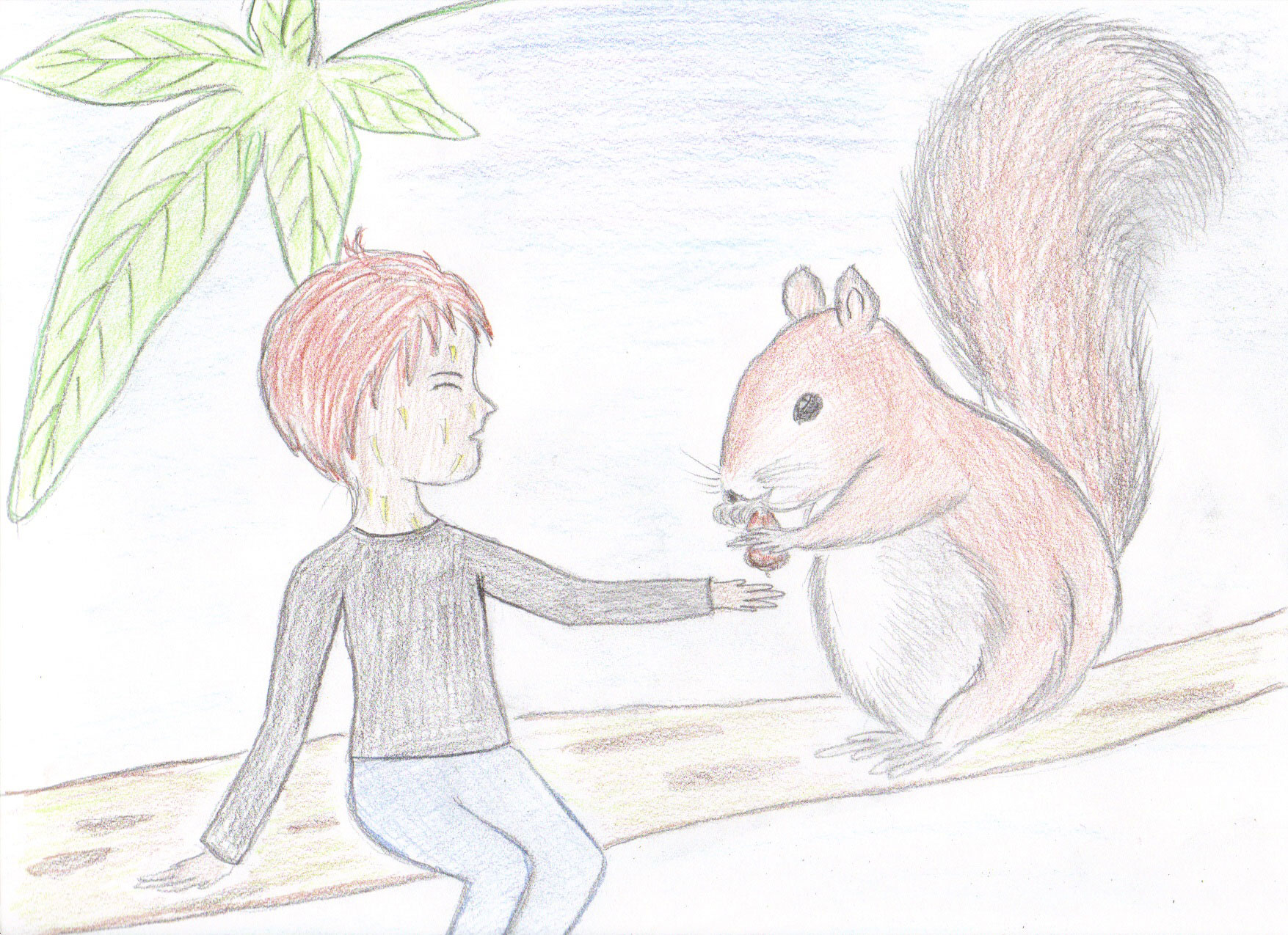 Aesculus and a Squirrel