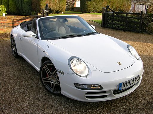 A White Porsche